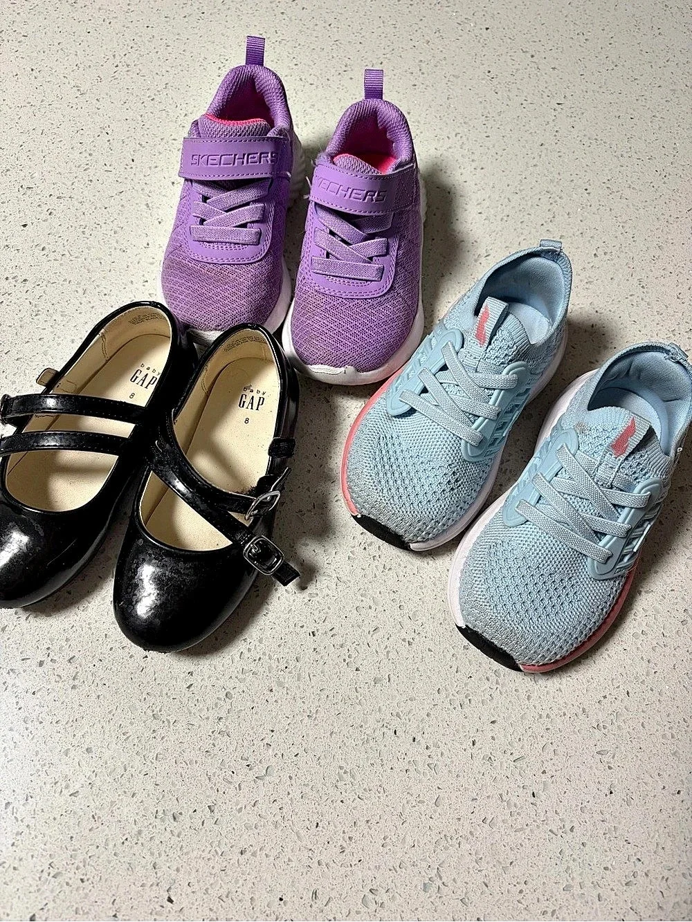 Girls shoes size 8- lot of 3